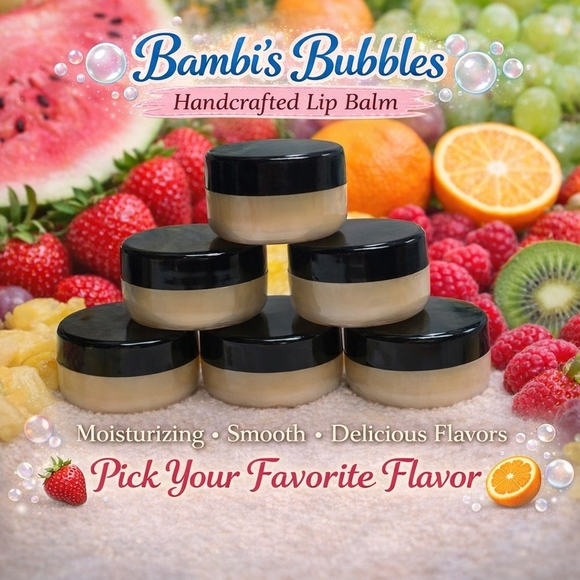 Hand Crafted Other - Back In Stock! HandCrafted Tripple Butter Lip Balm Mini 10ml Each Assort Flavors